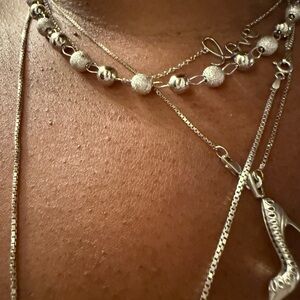 Elegant white gold Necklace Set